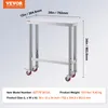 VEVOR Arbeitstisch 30" x 12" x 34" Edelstahl Catering Produktbild-Vorschau 14