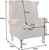 riess-ambiente Chesterfield Sessel 85cm antik braun Produktbild-Vorschau 7
