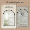 SONGMICS Wandspiegel, gewölbter Spiegel, Aluminiumrahmen, Produktbild-Vorschau 7