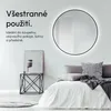 Koupelnové zrcadlo s osvětlením Talos Black Orors Light Ø Náhled obrázku produktu 2