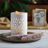 Brûleur à cire électrique, motif à pois, céramique, H x l x Voir les images du produit 2