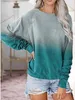 Felpe Ladies Loose O-Neck Contrast Colour Donna maniche Anteprima dell’immagine prodotto 3