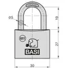BASI - Vorhangschloss - SET - 6x VHS 611 - 30 mm - Produktbild-Vorschau 3