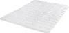 A white quilted blanket or comforter is shown from a diagonal angle on a white background. Produktbild-Vorschau