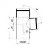 PoloPlast POLO KAL XS Abzweig DN 90/75, 87,5 Grad Anteprima dell’immagine prodotto 2