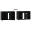 vidaXL Badschrank Schwarz 80x33x60 cm Holzwerkstoff -  Produktbild-Vorschau 10
