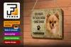 Blechschild Spruch 18x12cm Chihuahua Hund ohne kein Heim Produktbild-Vorschau 3