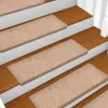 Tappetini per scale 5 pz. Marrone 65x25 cm in tessuto non Anteprima dell’immagine prodotto 11