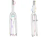 Fahrrad Gabel 1 Zoll Chrom 700 x 28 C Hybrid Produktbild-Vorschau 2