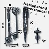 Apollo 125mm Scooter Moonracer - Black Produktbild-Vorschau 4