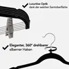 Brixy 20 Kleiderbügel – Hosenbügel – Samt – Mit Klammern – Produktbild-Vorschau 2