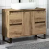 vidaXL Waschbeckenunterschrank Artisan-Eiche 80x33x60 cm Produktbild-Vorschau 2