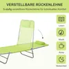 Outsunny Outdoor-Liege - 182x56x24,5 cm - Max. 120KG - Grün Produktbild-Vorschau 4