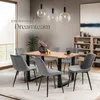 tectake® Set Stuhl Monroe gepolstert, in Samtoptik 48 x 59 Produktbild-Vorschau 8