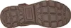 The underside of a brown shoe. Voir les images du produit