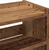 vidaXL Stojan na topánky starý drevený vzhľad 60x25x81 cm Náhľad obrázku produktu 7