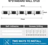 Besenhalter zur Wandmontage Besenhalterung Edelstahl Wand Produktbild-Vorschau 7