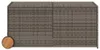 vidaXL Coffre de jardin à roulettes Gris 283L Poly rotin Voir les images du produit 4