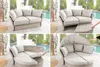 riess-ambiente Sonneninsel SEATTLE 195cm greige drehbare Produktbild-Vorschau 5