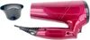 A red Revlon hair dryer with a black diffuser attachment is shown against a white background. Produktbild-Vorschau