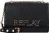 REPLAY Umhängetasche Crossbody Bag Black / Gold schwarz Produktbild-Vorschau 4