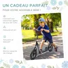 HOMCOM Trottinette enfant patinette pneus 30 cm Hauteur Voir les images du produit 3