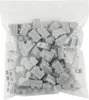 A clear, well-lit studio shot of a bag filled with small, light gray building blocks. Produktbild-Vorschau