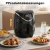 Airfryer Heißluftfritteuse 2,8L, Digitaler Touchscreen, 6 Produktbild-Vorschau 6