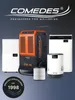 Collage of air purifiers and a replacement filter with brand logo and marketing text. Produktbild-Vorschau