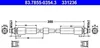 ATE 83.7855-0354.3 Bremsschlauch Vorne für AUDI A8 (4E2, Produktbild-Vorschau 1