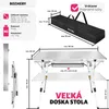 Hliníkový kempingový stôl Tina skladací s nastaviteľnou Náhľad obrázku produktu 7