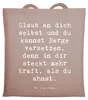 Mr. & Mrs. Panda Tragetasche Spruch Selbstvertrauen stärken Produktbild-Vorschau 1