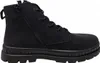 A black boot shown from the side. Voir les images du produit