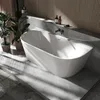 Freistehende Raumsparbadewanne NORA - Acryl - Weiß, Produktbild-Vorschau 1