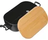 Brotdose / Lunchbox / mit Bambusdeckel und Bügelverschluss Produktbild-Vorschau 3
