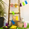 Oblique Unique Hasen Girlande Osterhasen Kaninchen Produktbild-Vorschau 2