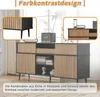 MODFU Buffet 4 Portes et 1 Tiroir - Bahut de Salon avec Voir les images du produit 7