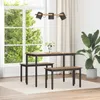 vidaXL Panca artigianale in rovere 80 x 35 x 45 cm Anteprima dell’immagine prodotto 2