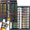 Acrylfarben Set 24 Farben Tuben 12 ml Für Leinwand Holz und Produktbild-Vorschau 1