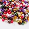 Bastelperlen 6mm lila, braun, rot, weiß, dunkelgrün Produktbild-Vorschau