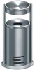 Sicherheitsascher tec-art E 32x49cm Edelstahl Produktbild-Vorschau 1
