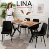 Lina® Elisia Esszimmerstuhl im modernen Design - Samt - Produktbild-Vorschau 2
