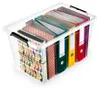 Orplast SIMPLE STORE Úložný box s víkem a kolečky 60 - Boxy Náhled obrázku produktu 2