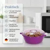2 Stück Set Mikrowellenschüssel mit Deckel und Dampfventil Produktbild-Vorschau 2