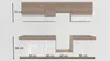 Küchenzeile 270 cm - ECONO A PLUS - Sonoma Eiche - Weiß Produktbild-Vorschau 7
