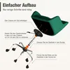 An exploded diagram showing the assembly of an office chair. Produktbild-Vorschau