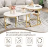 A living room setting with a sofa and a coffee table set. Produktbild-Vorschau