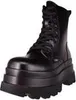 Buffalo Jupiter Lace Up Mid Czarny Podgląd zdjęcia produktu 6