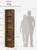 VASAGLE Bücherregal, mit 6 Ebenen, Standregal, Produktbild-Vorschau 6