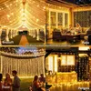 LED-Lichtvorhang 6x3 m, 600 LEDs, 8 Modi, IP65, mit Stecker Productafbeelding-voorbeeld